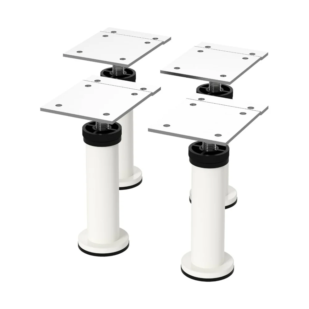 IKEA CAPITA Steel Legs, White, 4-Pieces